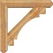 Ekena Millwork Merced Craftsman Rough Sawn Bracket w/ Offset Brace, Western Red Cedar, 8"W x 44"D x 44"H BKT0806X44X44MRC04RWR - alternate 2